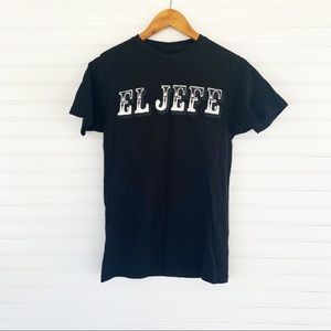 El Jefe Black T-Shirt Men’s Small